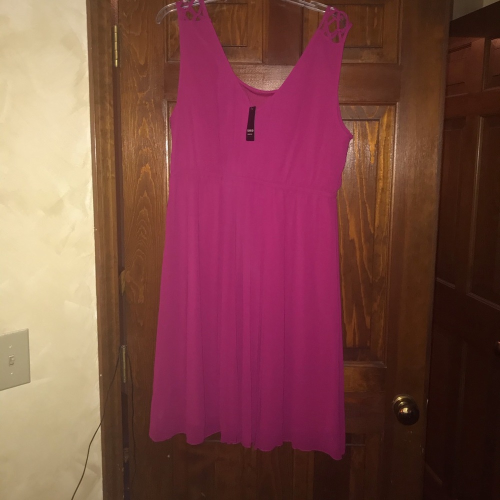 Torrid Hot Pink Dress New with Tags 16